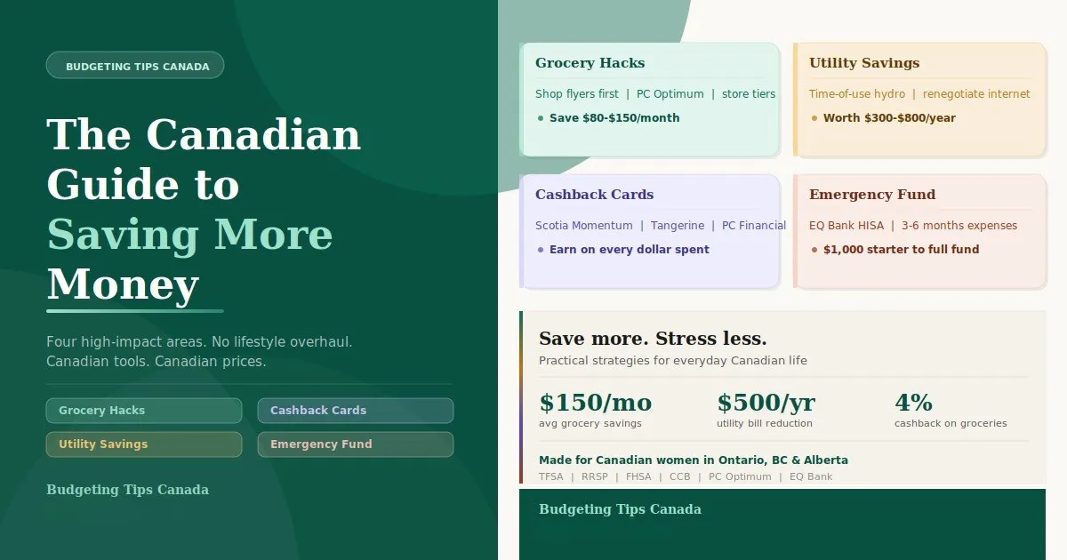 The Canadian Guide to Saving More Money